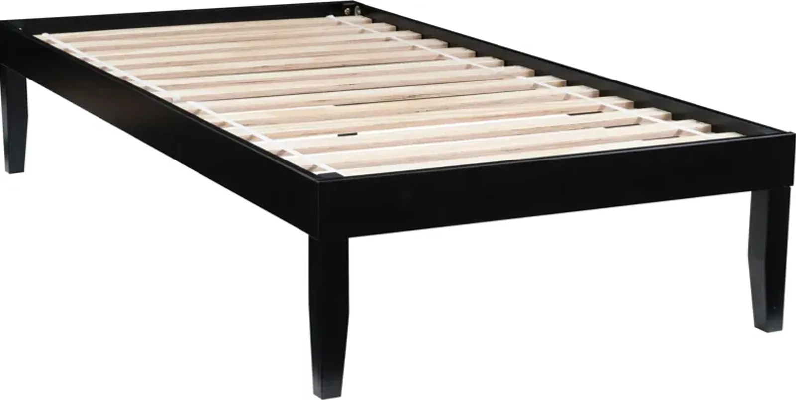 Elna Twin Platform Bed - Black