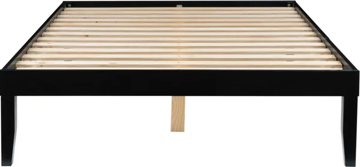 Elna Full Platform Bed - Black