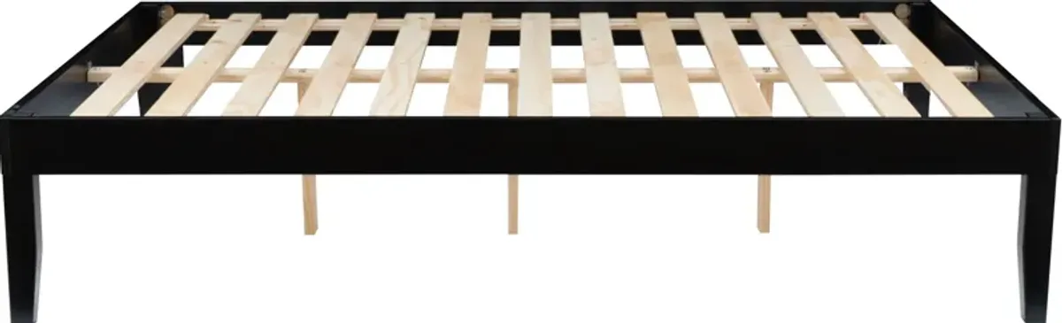 Elna Full Platform Bed - Black