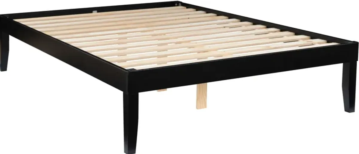 Elna Full Platform Bed - Black