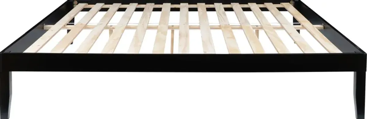 Elna King Platform Bed - Black