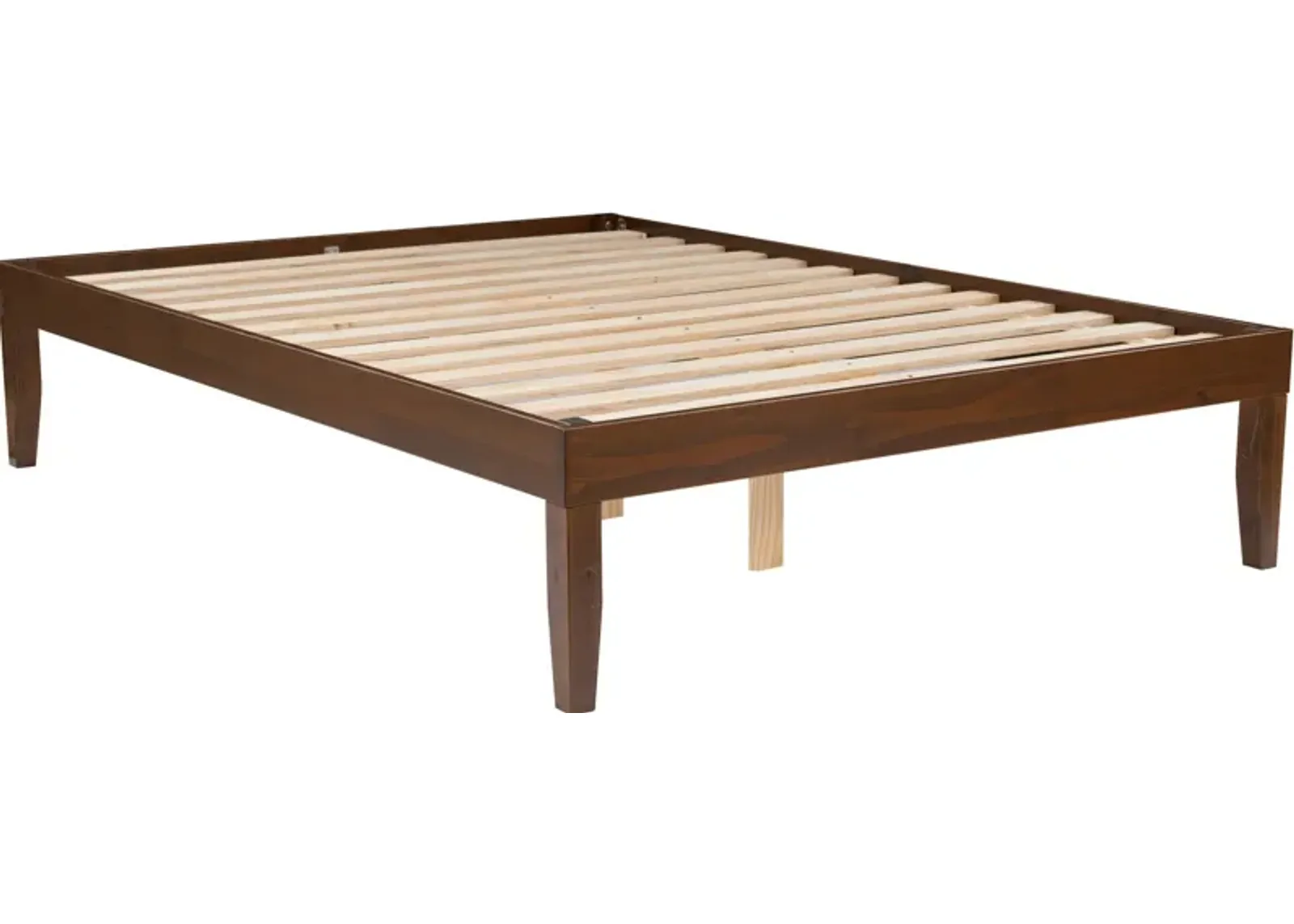 Elna Full Platform Bed - Walnut