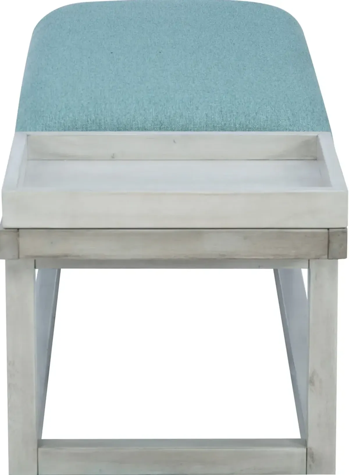 Francesco Bench - Whitewash/Aqua