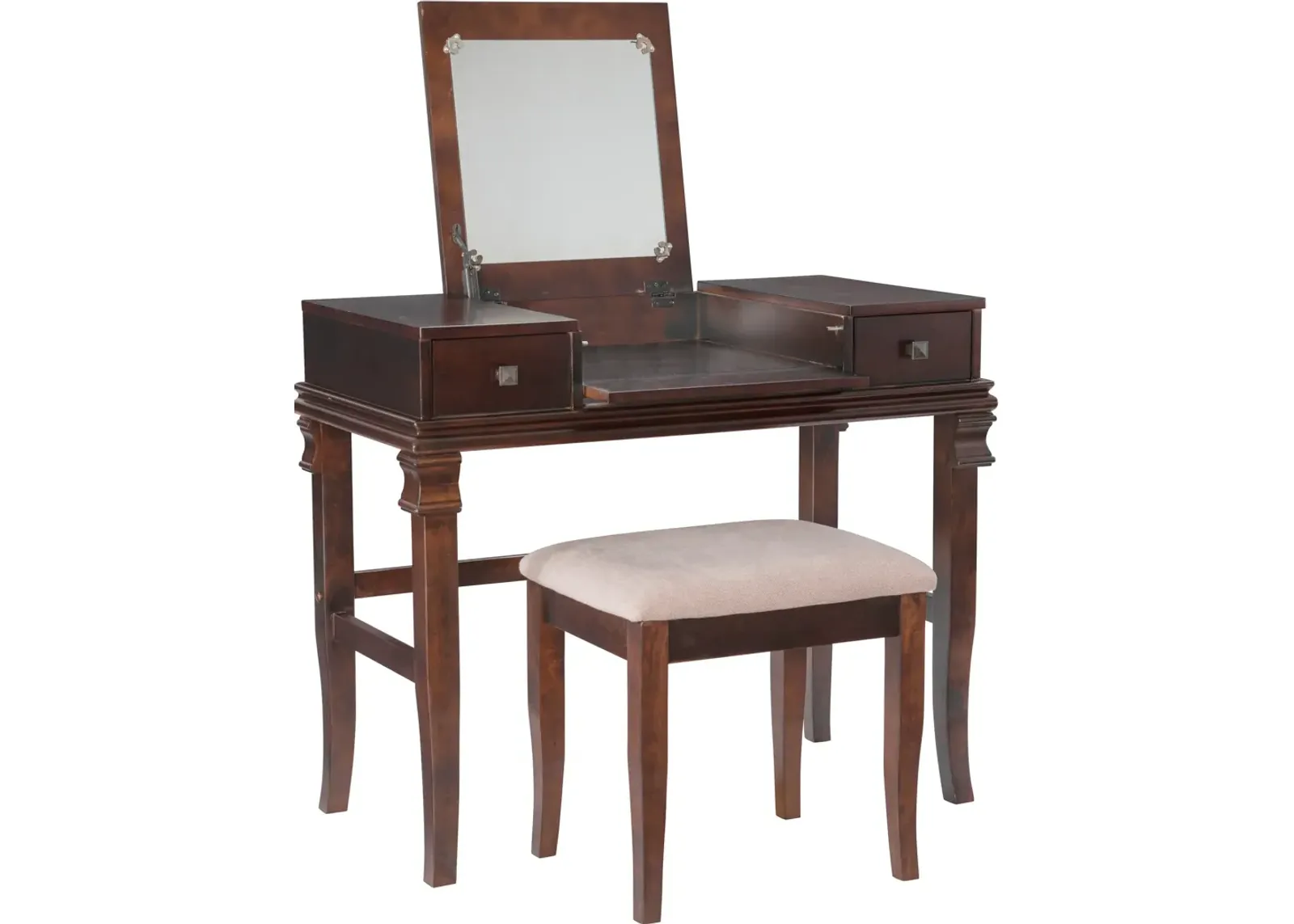 Ariya Vanity Set - Walnut