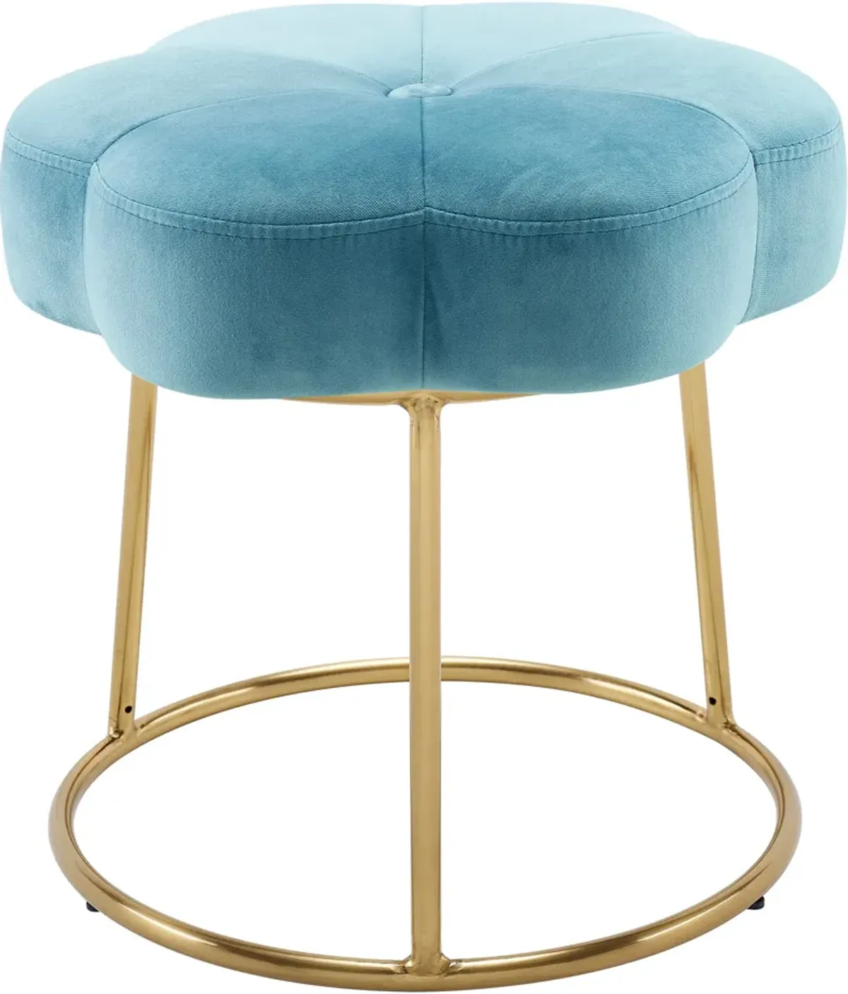 Dora Vanity Stool - Blue