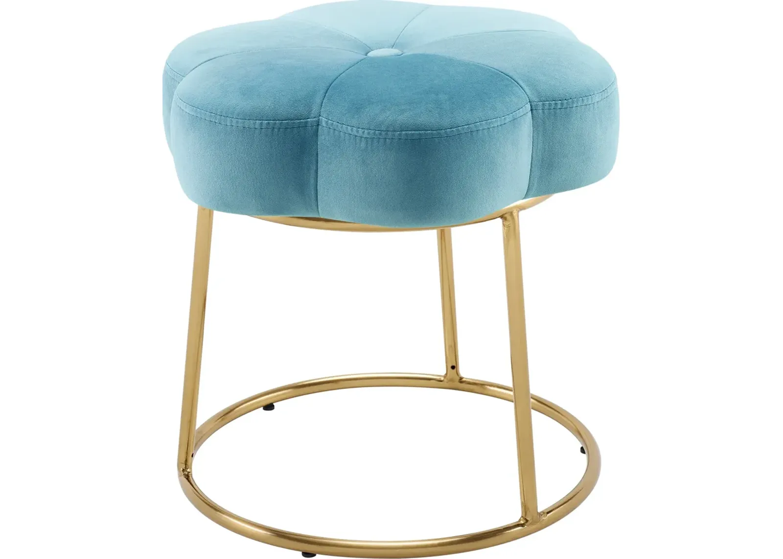 Dora Vanity Stool - Blue