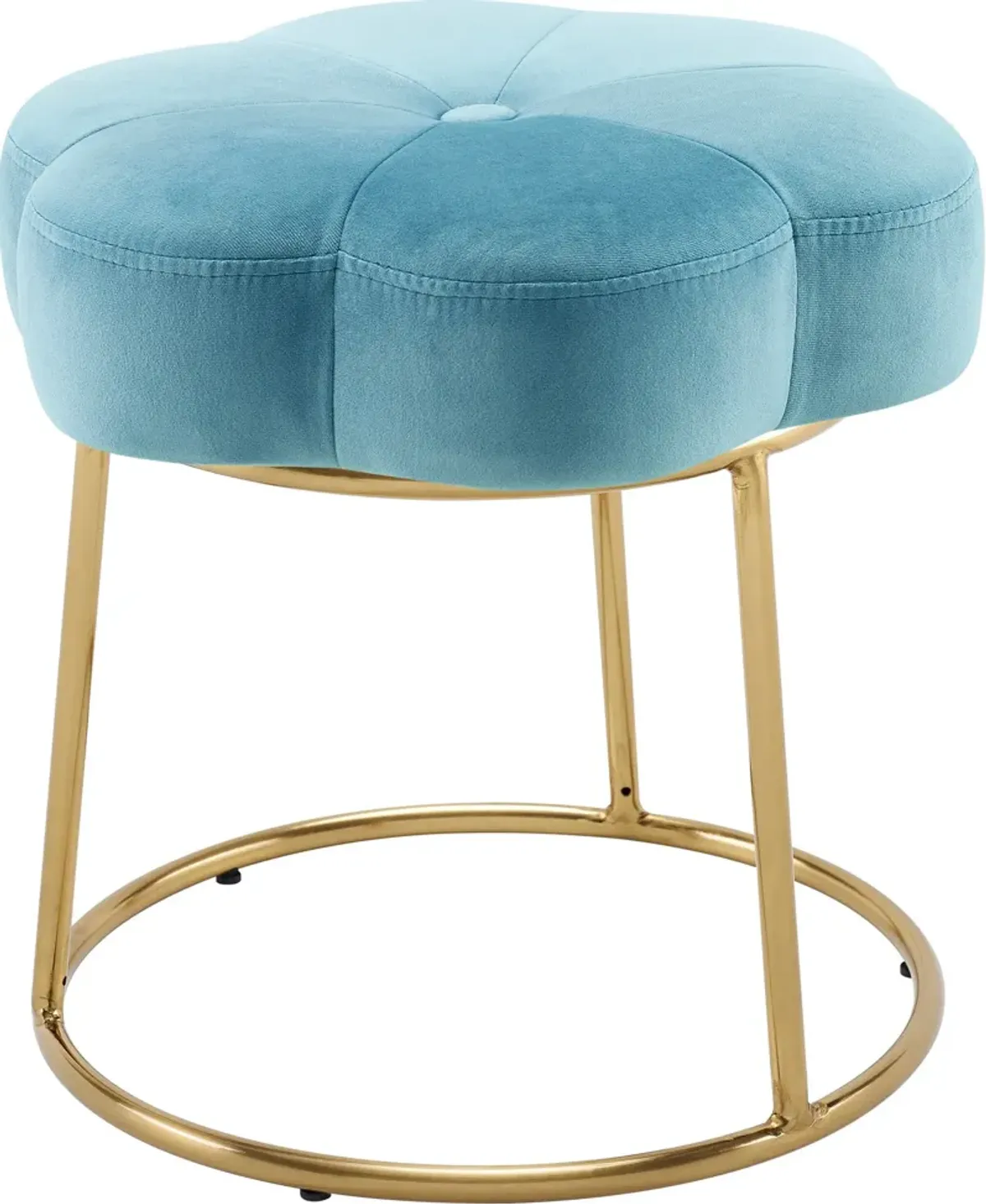 Dora Vanity Stool - Blue