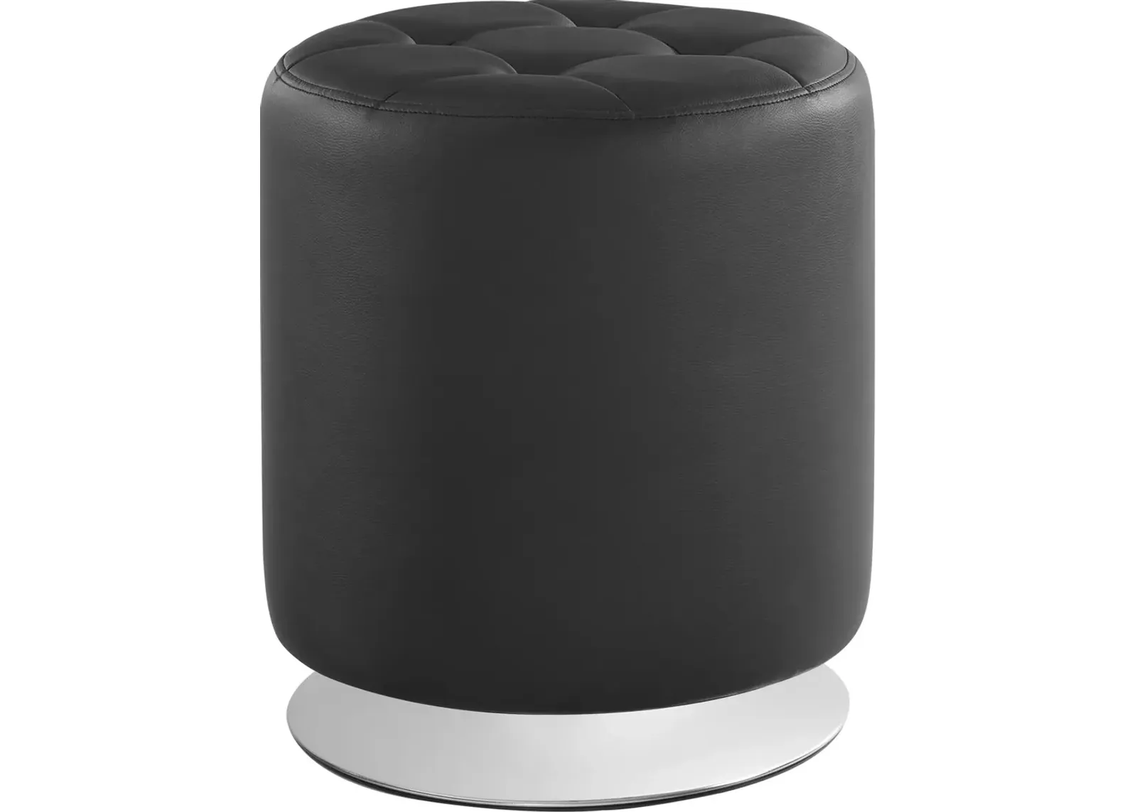 Trelis Swivel Ottoman - Black