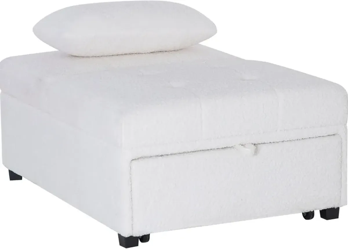 Riley Dozer Bed - Off-White