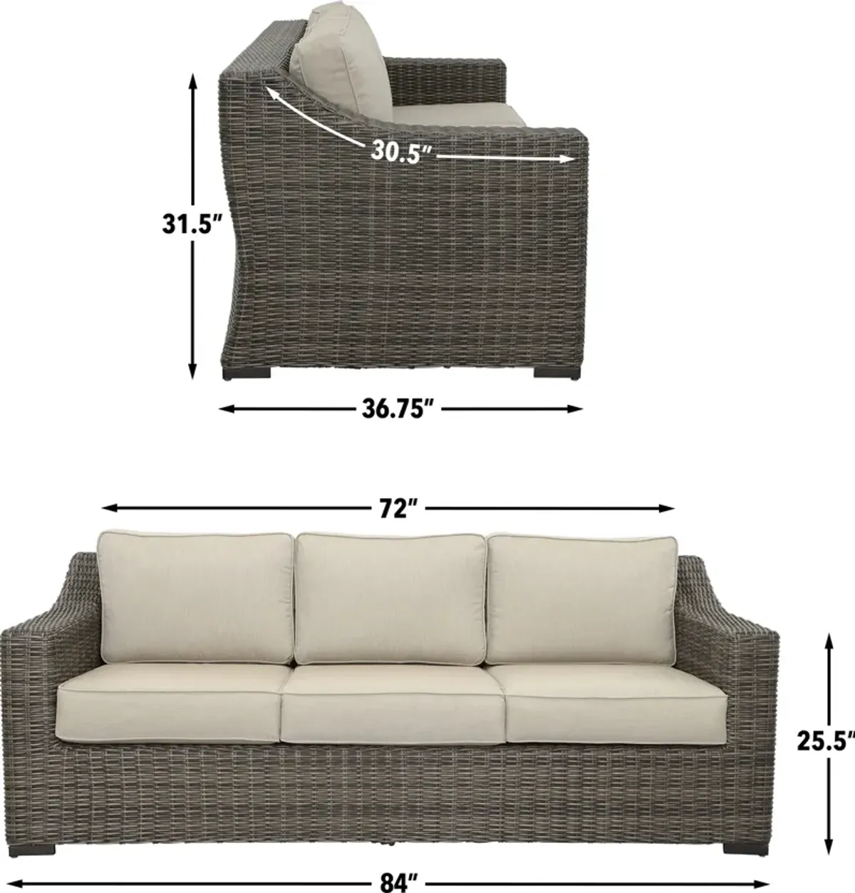 Bloomington Outdoor Sofa