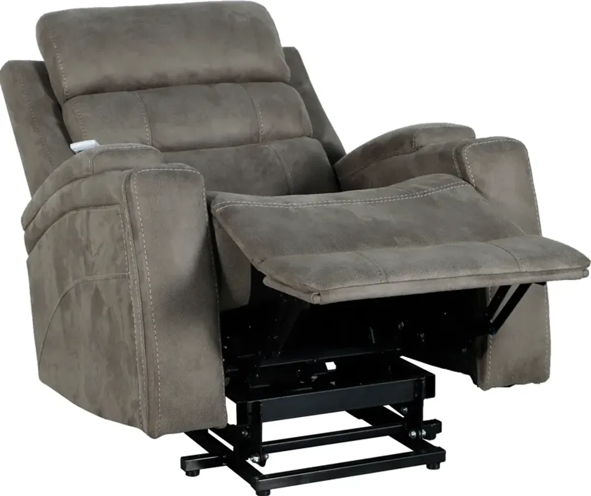 Newberry Power Lift Chair - Gray