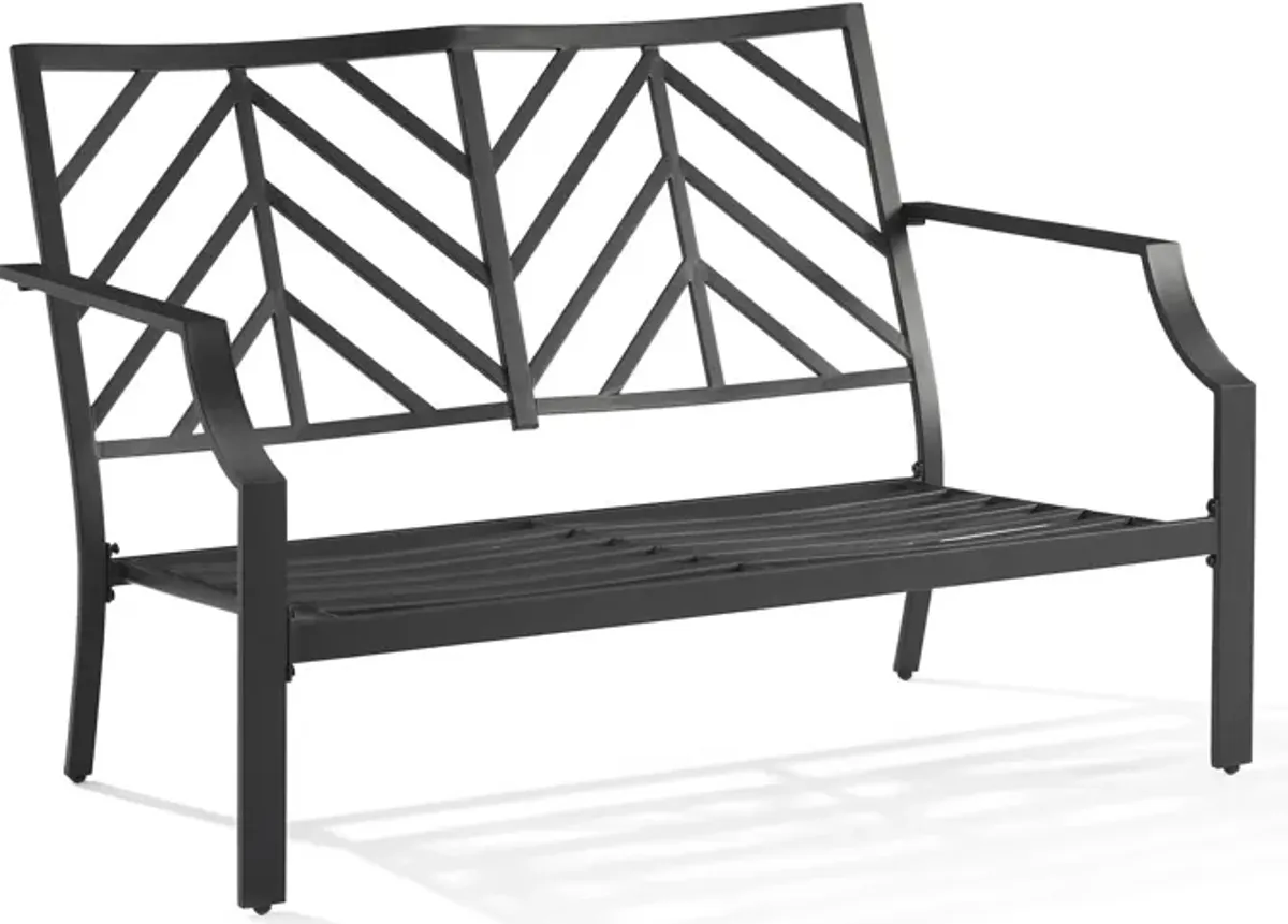 Boise Outdoor Loveseat and Coffee Table