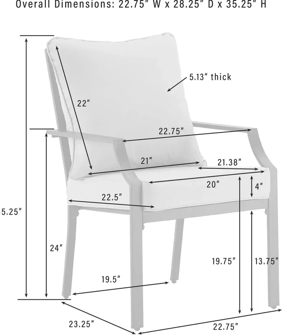 Boise Outdoor Dining Table and 4 Dining Chairs