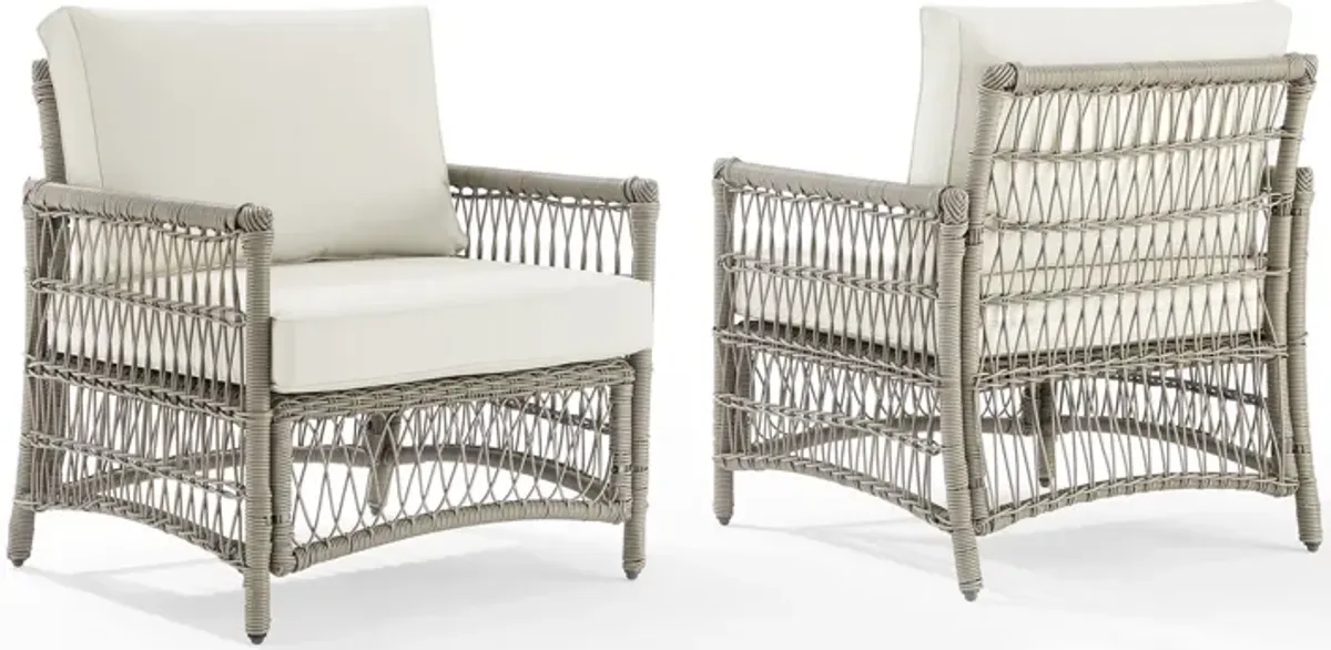 Lakeline Outdoor Set of 2 Lounge Chairs