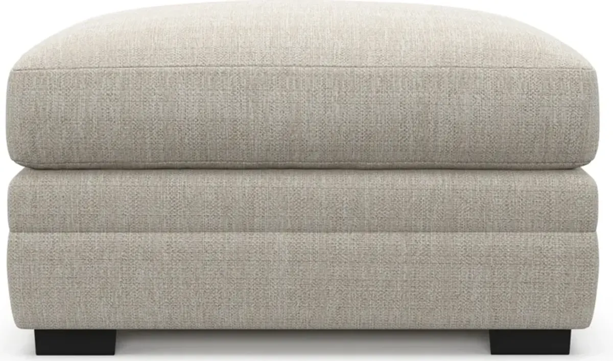 Winston Hybrid Comfort Ottoman - Mason Porcelain