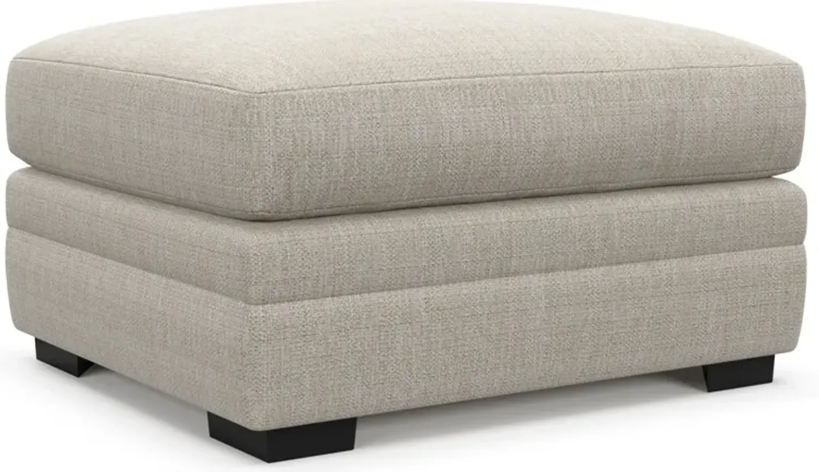 Winston Hybrid Comfort Ottoman - Mason Porcelain