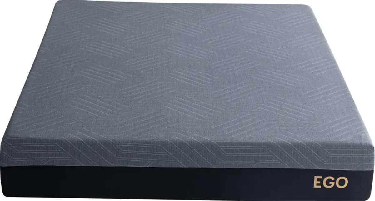 Ventilated Copper-Gel AeroFusion Memory Foam 10" Twin Mattress in a Box - Black