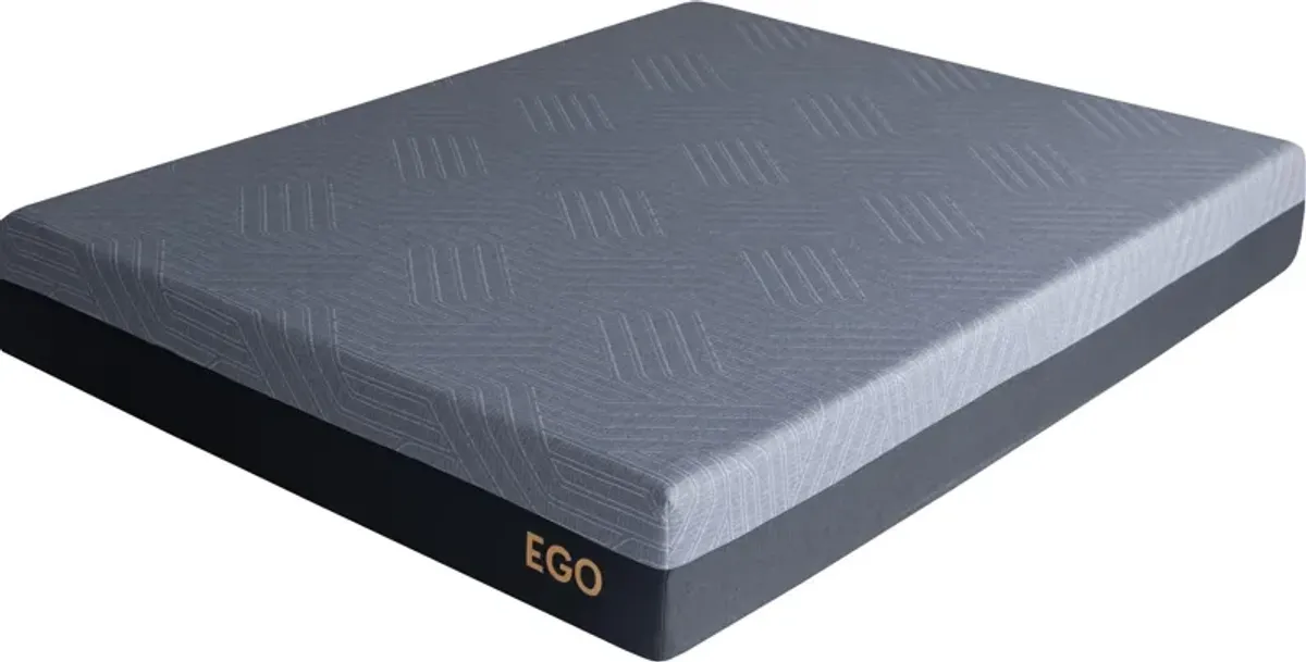 Ventilated Copper-Gel AeroFusion Memory Foam 10" Twin Mattress in a Box - Black