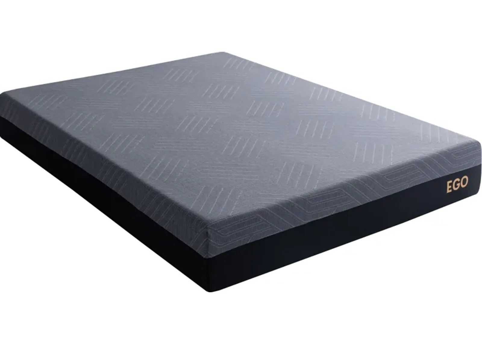 Ventilated Copper-Gel AeroFusion Memory Foam 10" Twin Mattress in a Box - Black