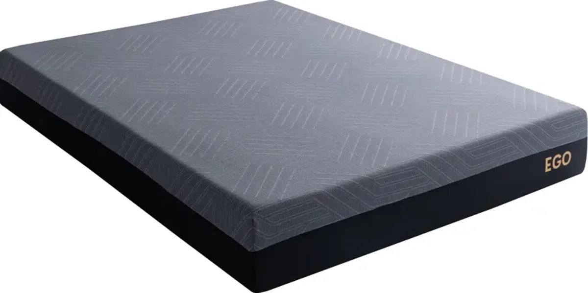 Ventilated Copper-Gel AeroFusion Memory Foam 10" Twin Mattress in a Box - Black