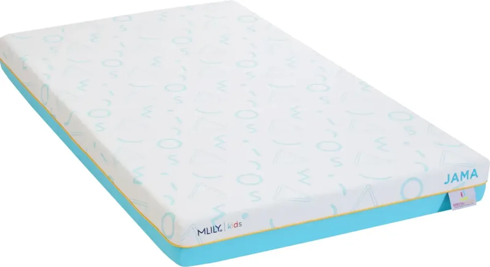 Adaptive Foam and Gel Memory Foam 7" Twin Mattress in a Box - Blue