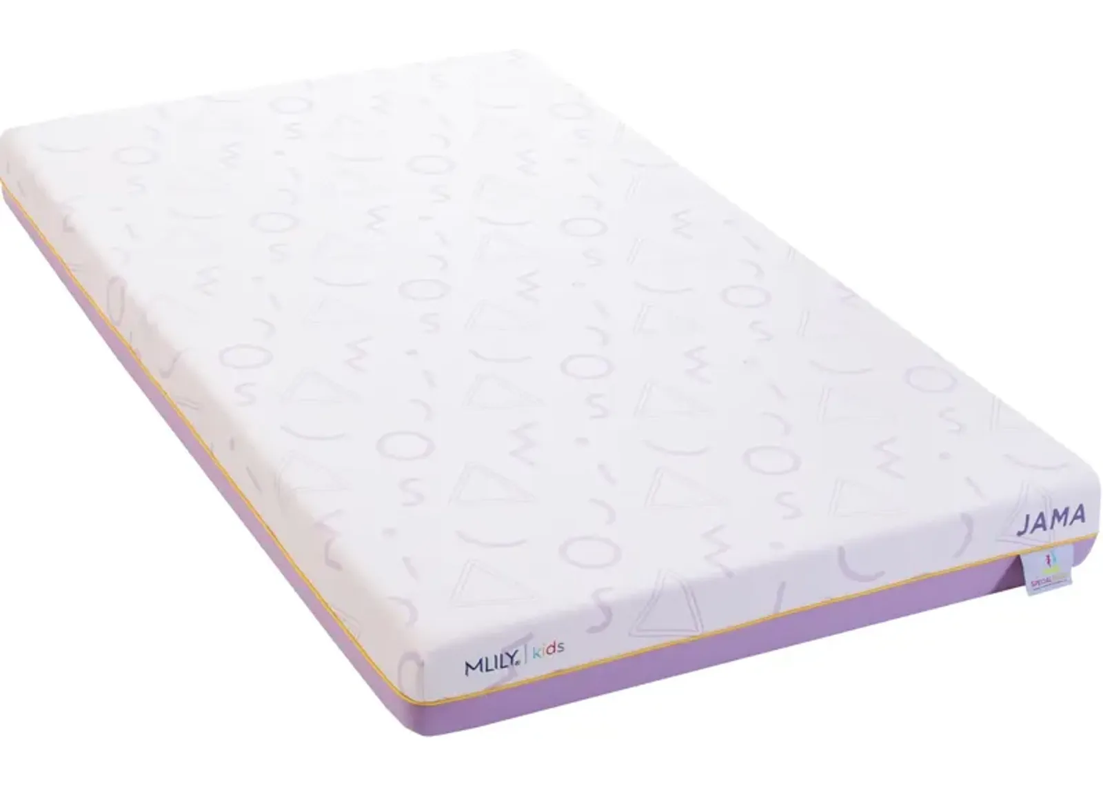 Adaptive Foam and Gel Memory Foam 7" Twin Mattress in a Box - Purple