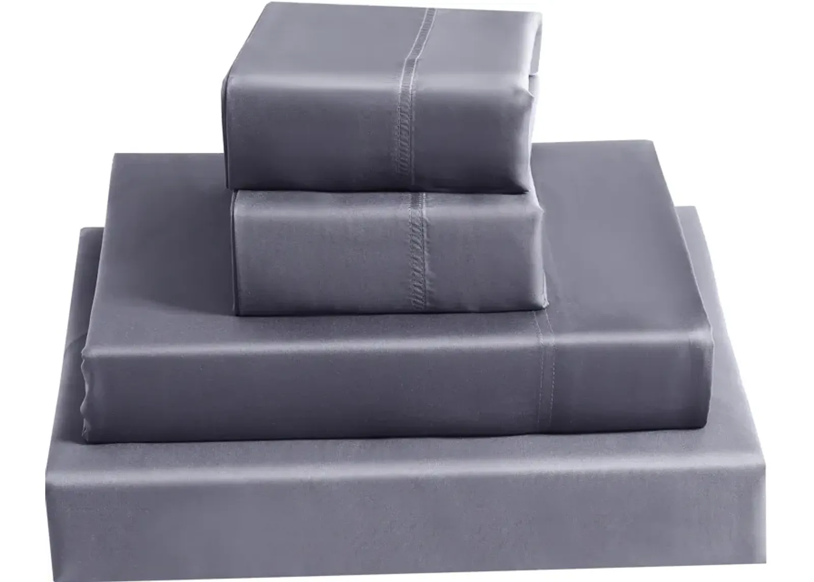 Bamboo Twin Sheet Set - Dark Gray