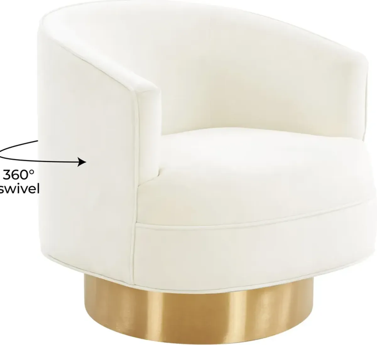 Vanessa Swivel Accent Chair