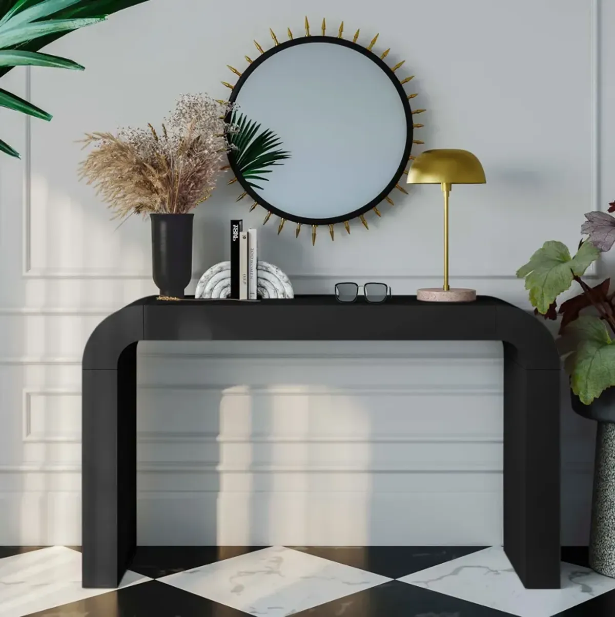 Laverne Console Table - Black