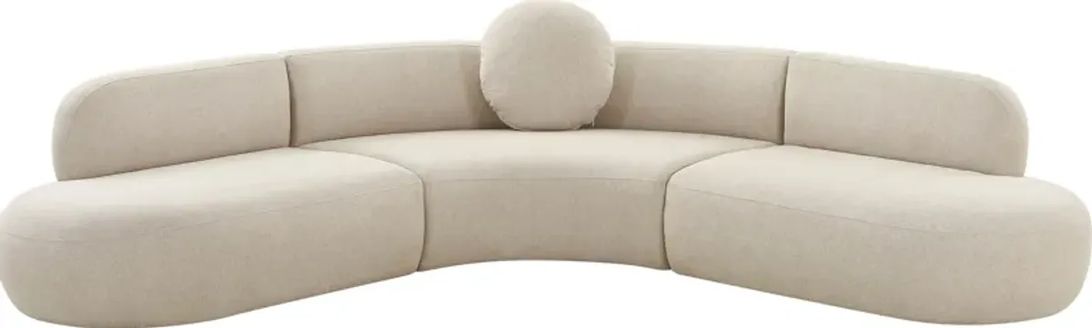 Clifford 3-Piece Sectional - Beige