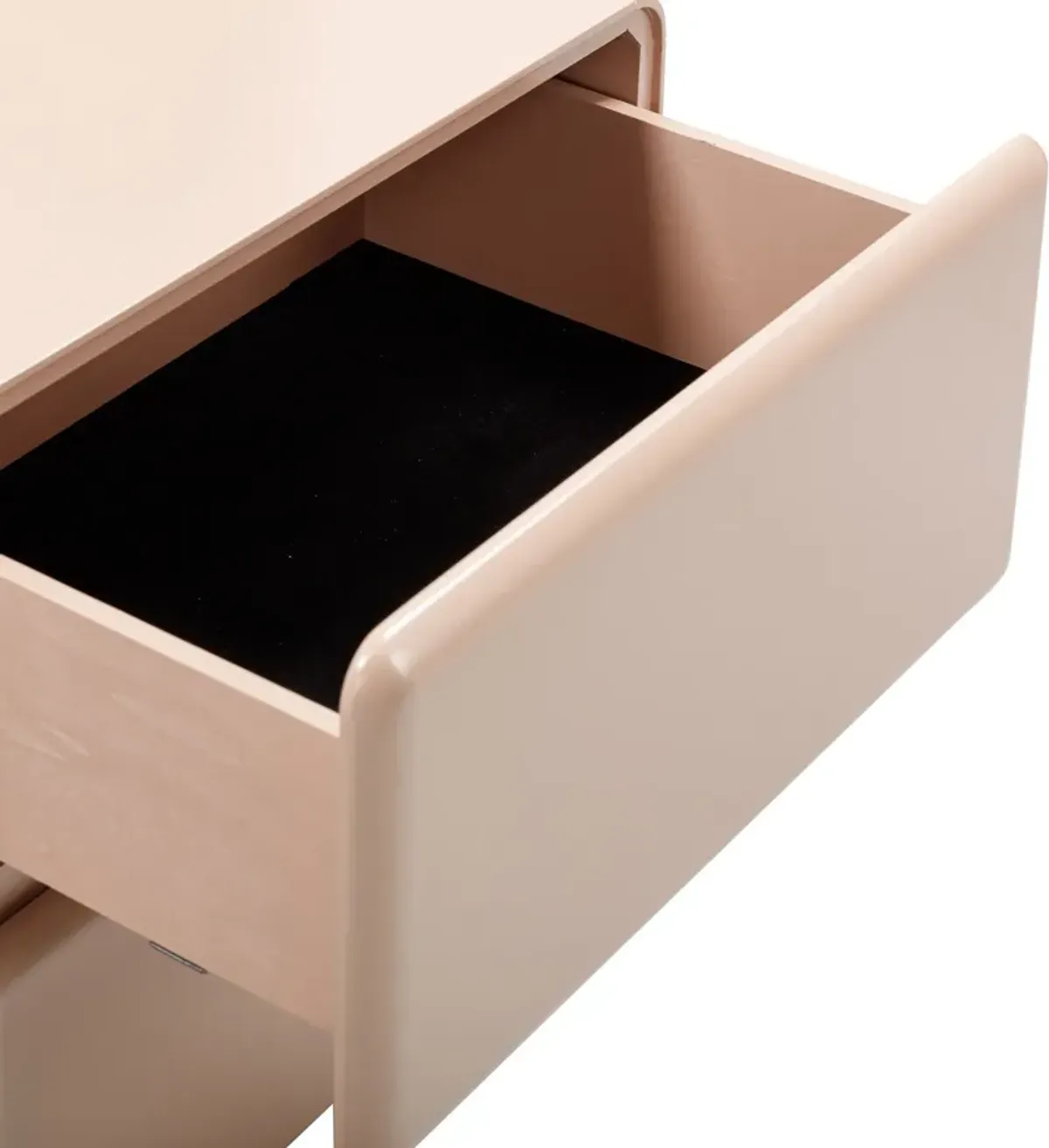 Tischa 2-Drawer Nightstand - Taupe