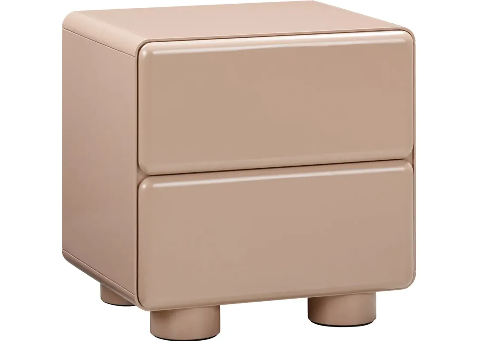 Tischa 2-Drawer Nightstand - Taupe