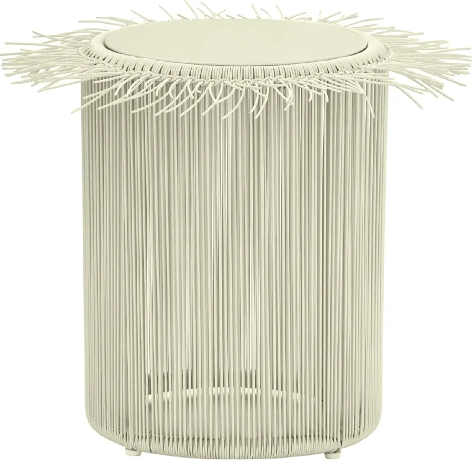 La Jolla Outdoor End Table - Cream