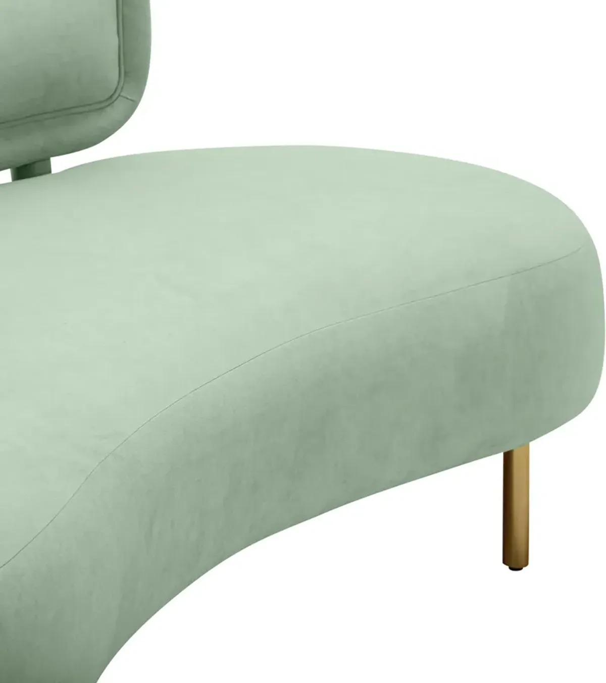 Leyla Sofa - Mint Green Velvet