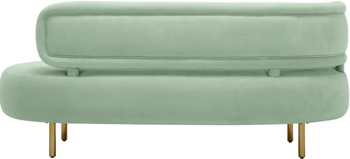 Leyla Sofa - Mint Green Velvet