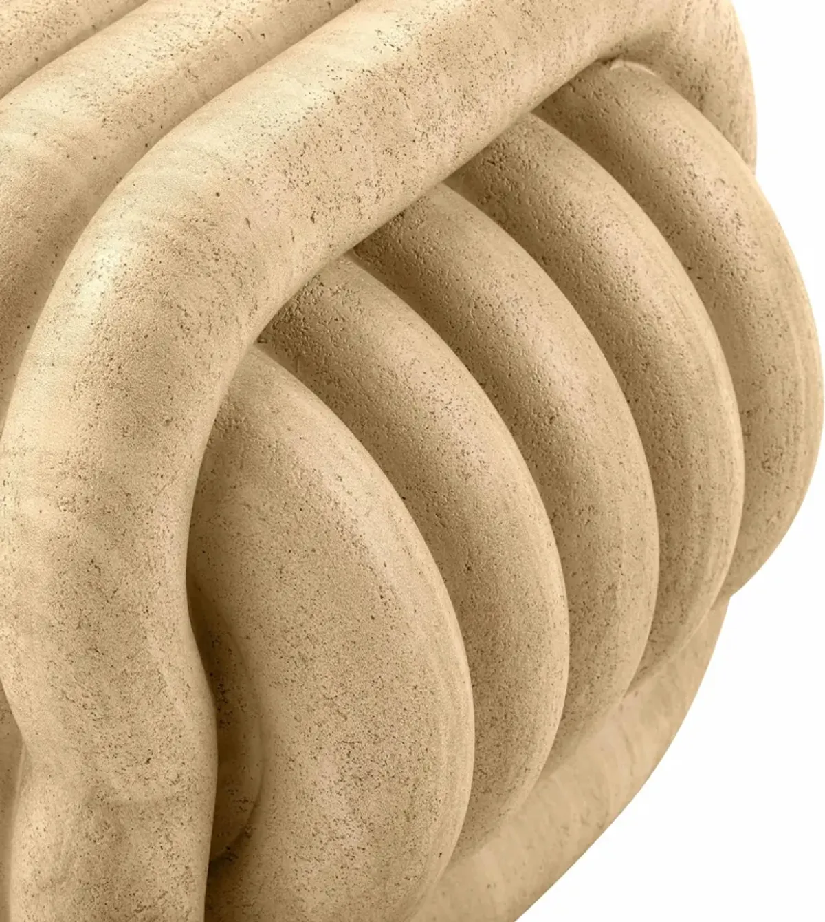 Padre Indoor/Outdoor Accent Stool - Travertine