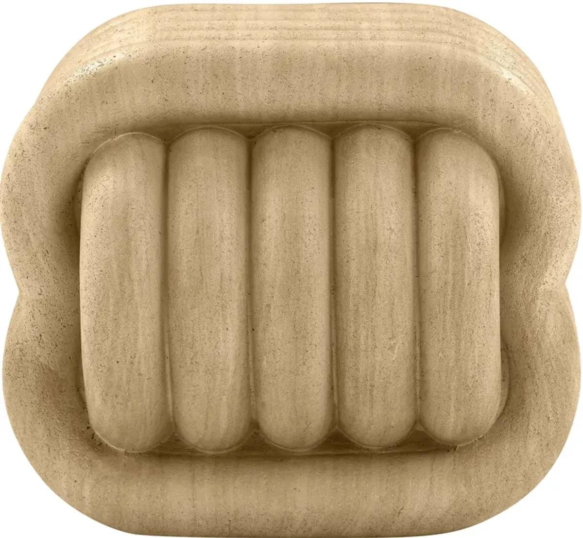 Padre Indoor/Outdoor Accent Stool - Travertine