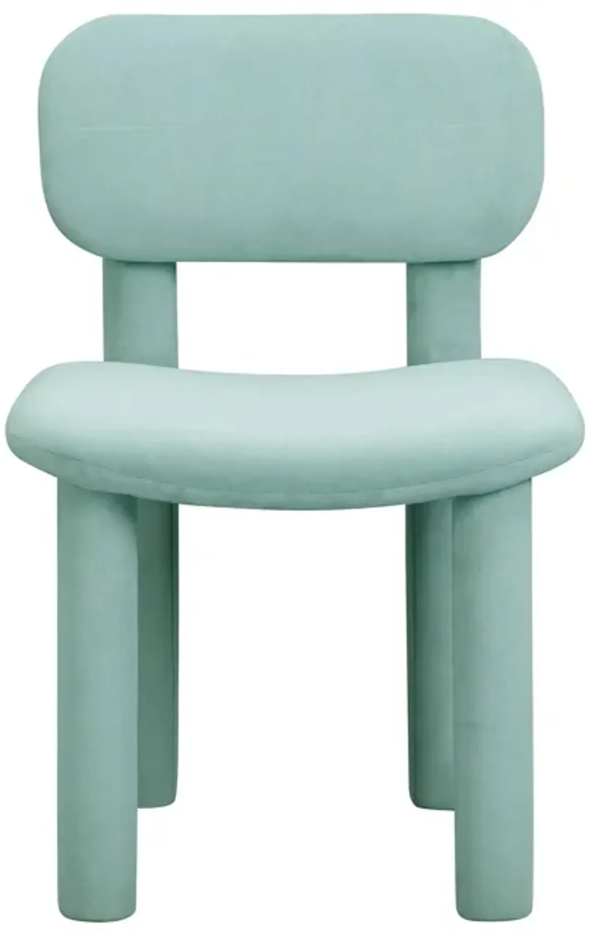 Cassini Dining Chair - Pale Blue Velvet