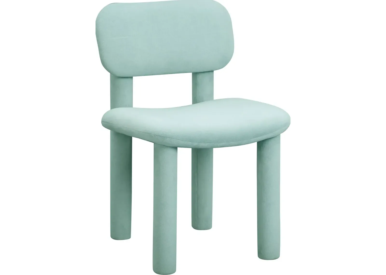 Cassini Dining Chair - Pale Blue Velvet