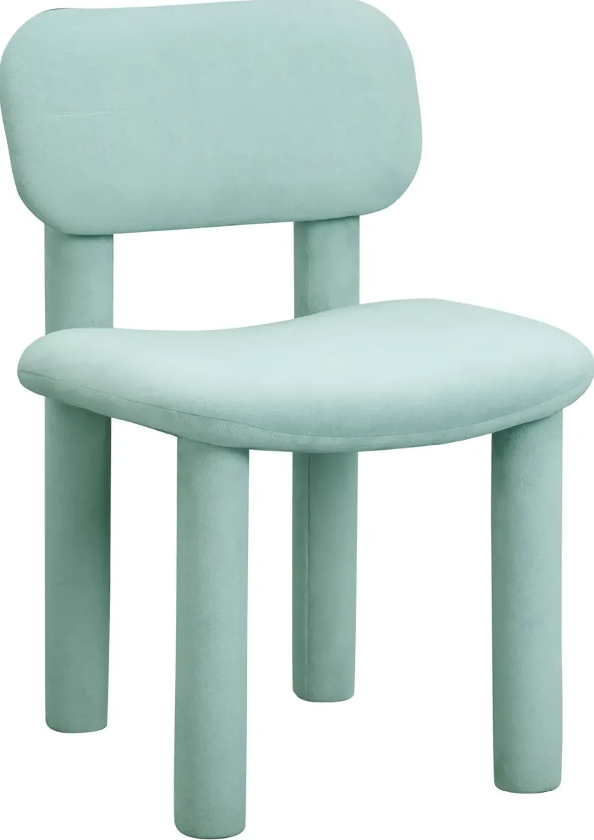 Cassini Dining Chair - Pale Blue Velvet