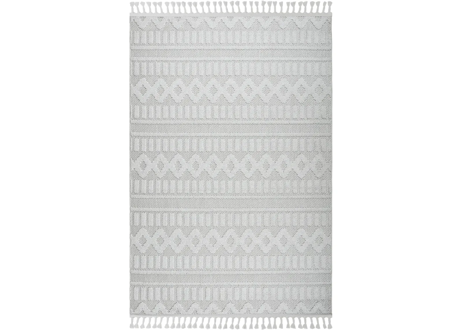 Cedar 8' x 10' Area Rug - White/Beige