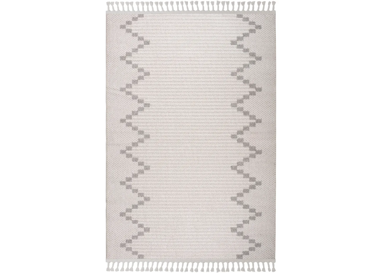 Fern 8' x 10' Area Rug - White/Gray