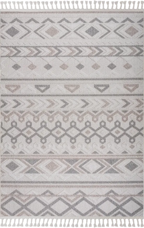 Arwen 8' x 10' Area Rug - Beige/Gray