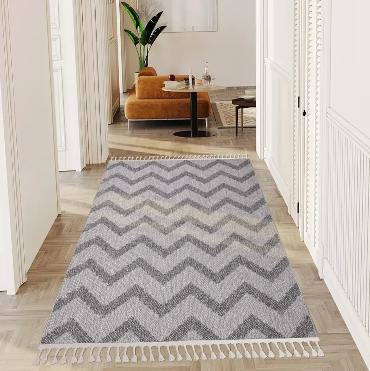 Atticus 8' x 10' Area Rug - Gray