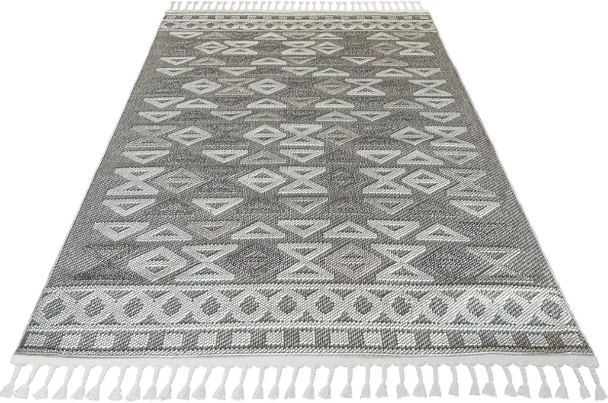 Austen 8' x 10' Area Rug - Beige/Gray