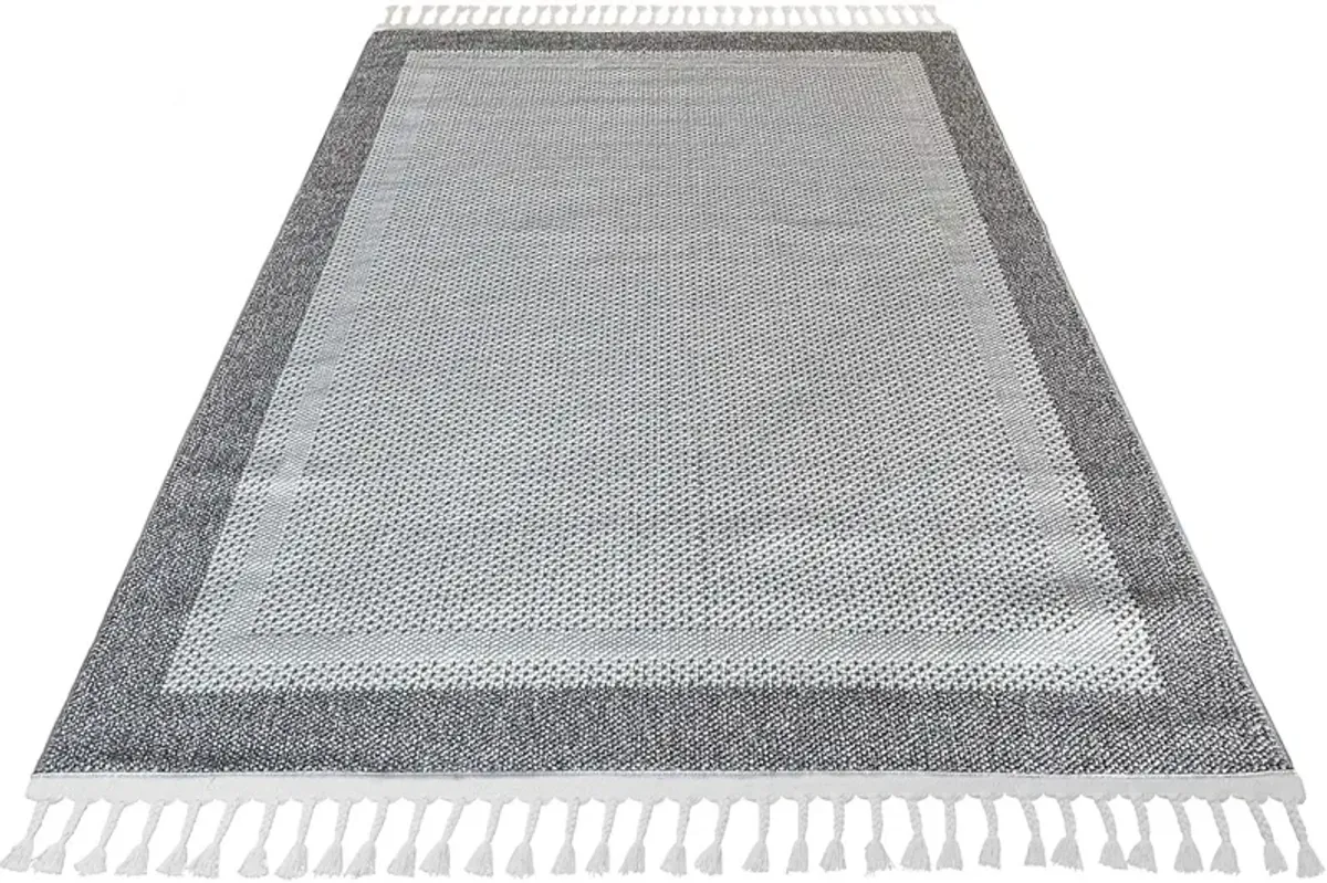 Linden 5' x 8' Area Rug - Gray/Beige