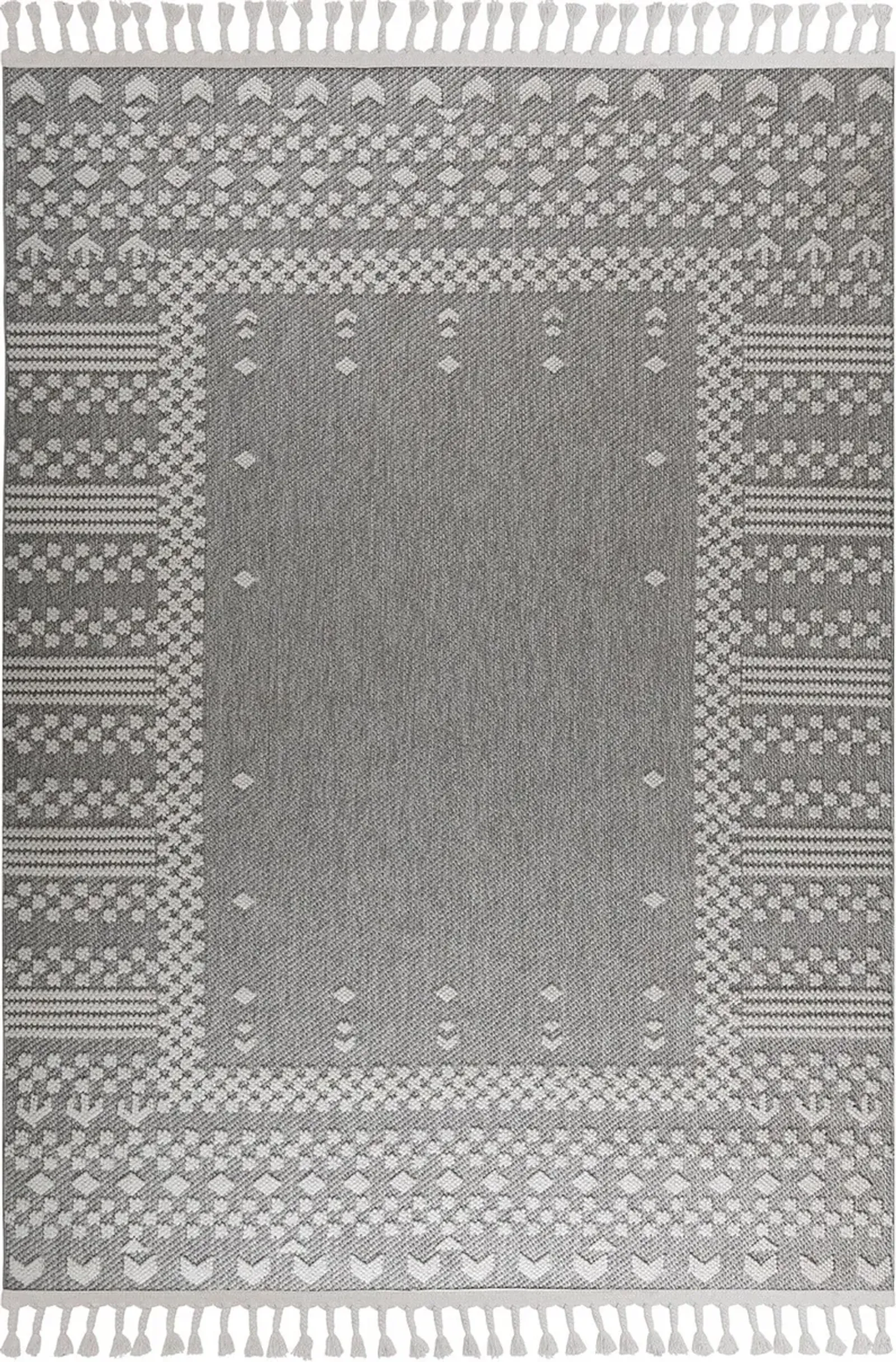 Jude 5' x 8' Area Rug - Gray/Beige