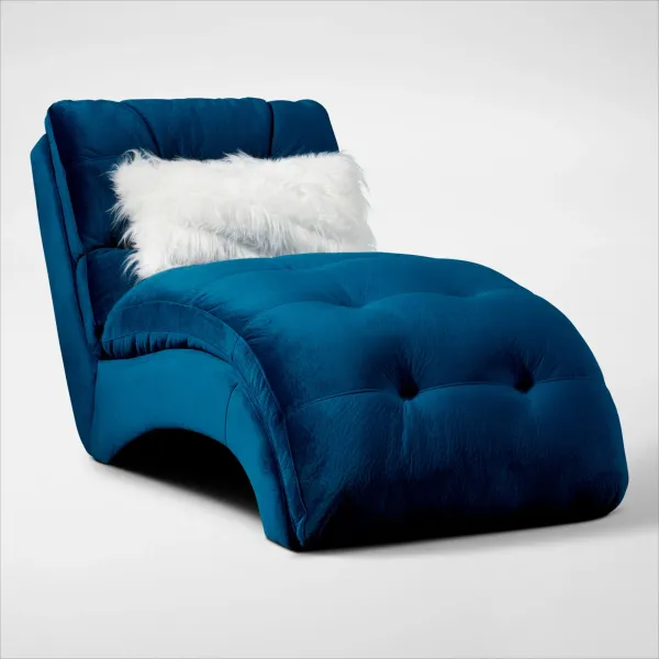 Cordelle Chaise - Blue