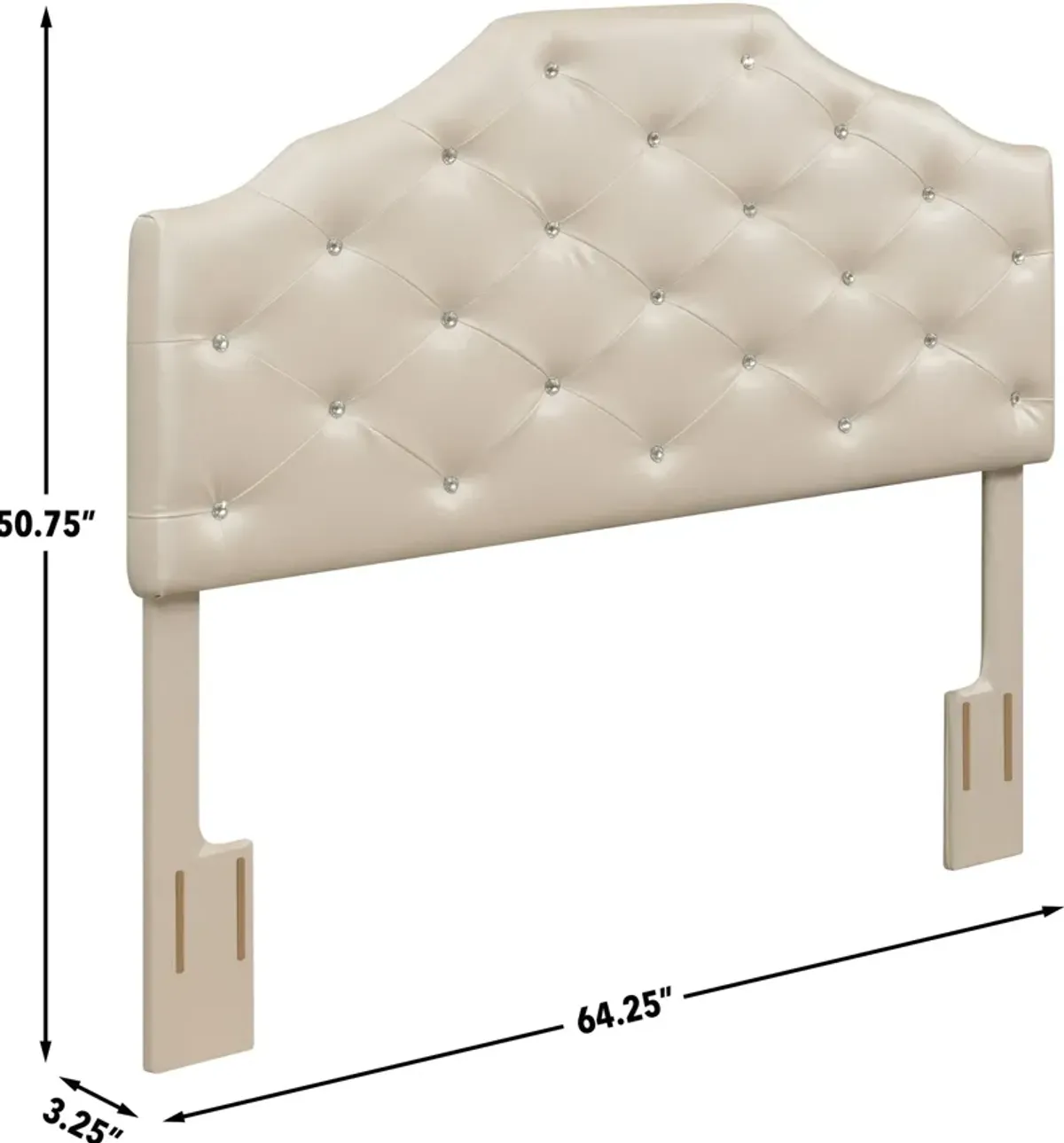 Vivienne Full/Queen Upholstered Headboard