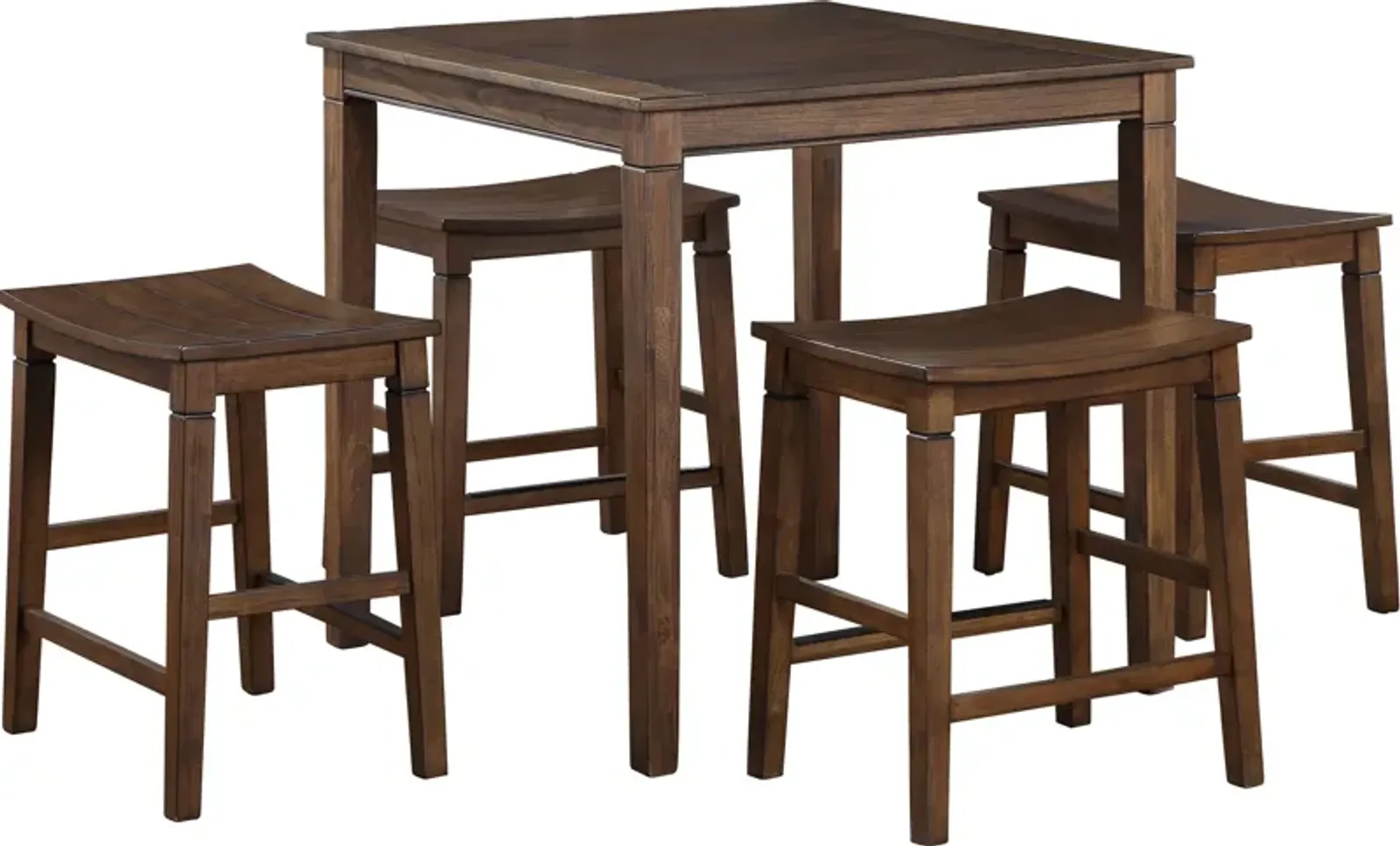 Verity Counter-Height Dining Table and 4 Stools